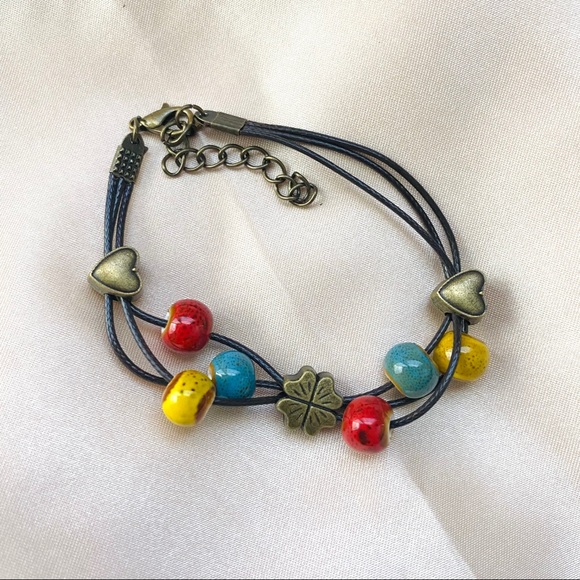 💕Last one Leaves Clover 🍀 Luck Charm Bracelet - Picture 3 of 5